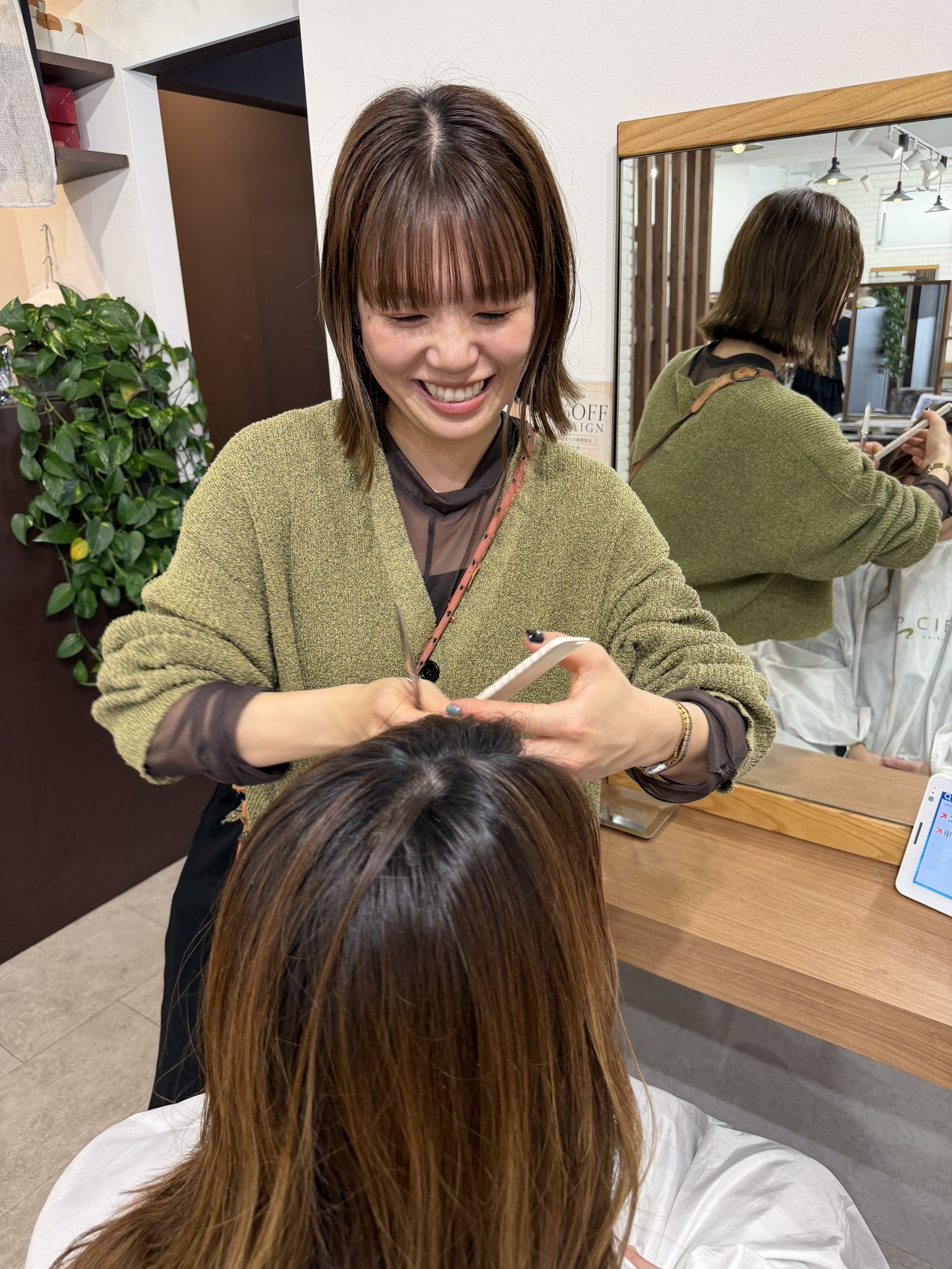 CIELで働くスタイリスト
